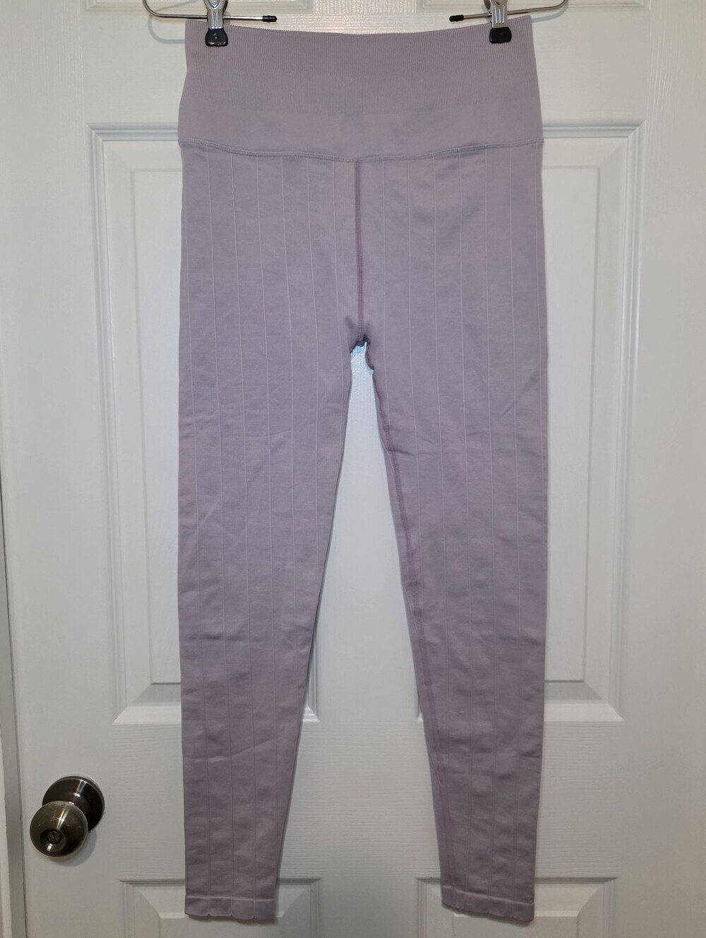 Spiritual Gangster Amara Wide Rib Seamless Leggings in Faded Lilac  Size M/L